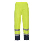 H444-Hi-Vis-Classic-Two-Tone-Rain-Trouser-Yellow-Navy