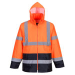 H443-Hi-Vis-Two-Tone-Rain-Jacket-Orange-Navy