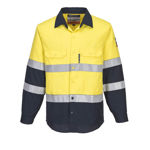 FR04-Portflame-Shirt-Yellow-Navy