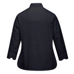 C837-Rachel-Ladies-Chefs-Jacket-Black-Back