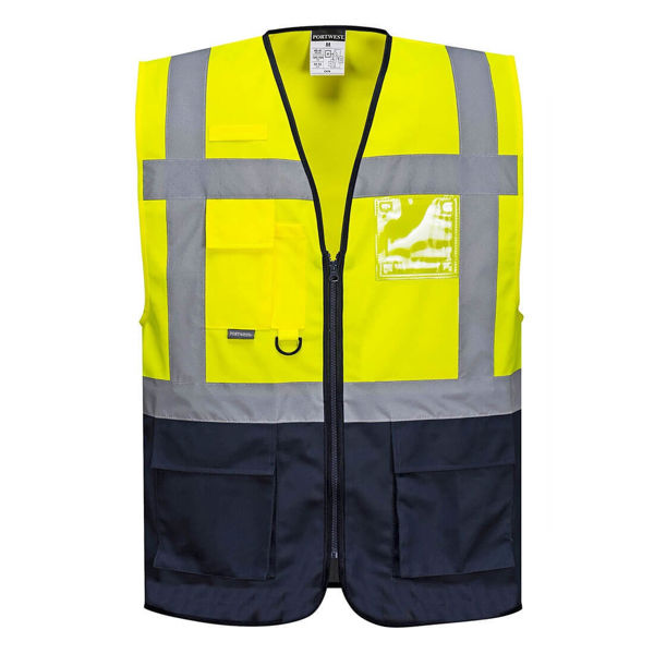 C476-Warsaw-Executive-Vest-Yellow-Navy