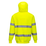 B304-Brush-Fleece-Hoode-With-Tape-Yellow-Back