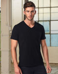 TS07A-Mens-V-Neck-Tee-Model