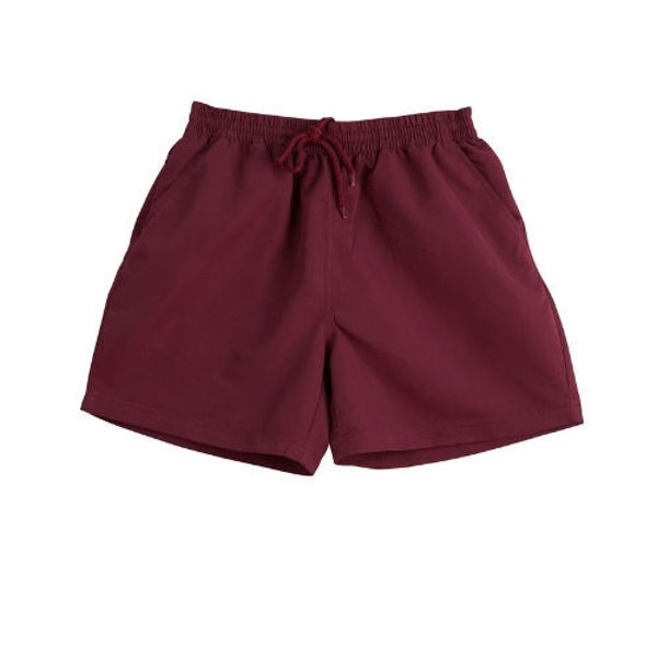  SS29-Microfibre-Sport-Shorts-Men's-Maroon