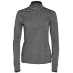 FL26-Ultimate-Half-Zip-Long-Sleeve-Sweat-Top-Ladies-Charcoal