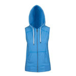 FZ77UN-Ladies-Junior-Heather-Sleeveless-Zip-Hoodies-Sapphire-Heather