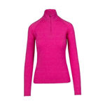 F389LD-Ladies-Greatness-Half-Zip-Mock-Neck-Hot-Pink-Heather