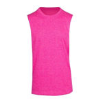 T403MS-Mens-Heather-Sleeveless-Tee-Hot-Pink-Heather