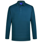 PS89-Lucky-Bamboo-Long-Sleeve-Polo-Men-Ocean-Blue