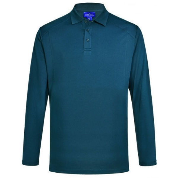 PS89-Lucky-Bamboo-Long-Sleeve-Polo-Men-Ocean-Blue