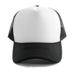 AH295-Polymesh-Trucker-Cap-White-Black