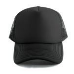 AH295-Polymesh-Trucker-Cap-Black