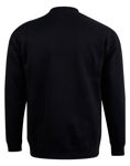 FL01-Eagle-Top-Fleece-Sweat-Unisex-Black-Back