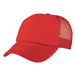 LL4055-Foam-Mesh-Trucker-Red-Red