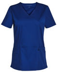 M7640-Ladies-Scrub-Top-Royal-Blue