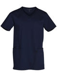 M7650-Mens-V-Neck-Contrast-Trim-Scrub-Top-Navy-Navy