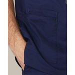 M7650-Mens-V-Neck-Contrast-Trim-Scrub-Top-Pocket