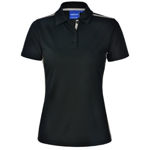 PS84-Staten-Polo-Shirt-Ladies-Black-Ash