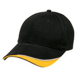 LL4046-Signature-Cap-Black-White-Gold