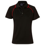 PS19-Champion-Polo-Ladies-Black-Red