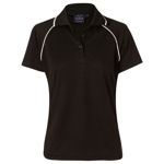 PS19-Champion-Polo-Ladies-Black-White