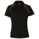 PS19-Champion-Polo-Ladies-Black-Gold