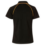 PS19-Champion-Polo-Ladies-Black-Gold-Back