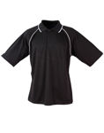 PS20-Champion-Polo-Men's-Black-White