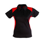 PS32A-Winner-Polo-Ladies-Black-Red