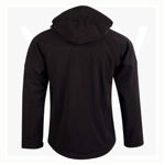 JK33-Aspen-Softshell-Hood-Jacket-Men's-Black-Charcoal-Back