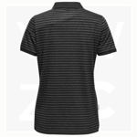 TGP-1W-Women's-Railtown-Polo-Black-Grey-Heather-Back