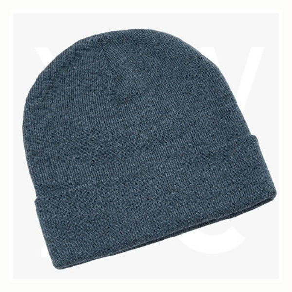 LL4443-Heather-Beanie-Navy-Heather