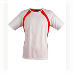 TS71- Sprint-Tee-Shirt-Men's-WhiteRed