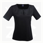 1258S-Silvertech-Ladies-Top-Black-Silver