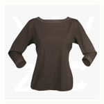 1259Q-Argent-Ladies-Top-Charcoal