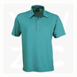 1058-Silvertech-Mens-Polos-Teal-Silver