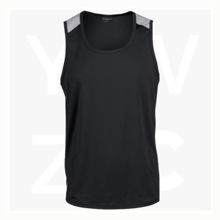 1056-Team-Mens-Sleeveless-Singlets-Black-Silver