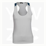 1156-Team-Ladies-Sleeveless-Singlets-Silver-Navy