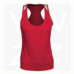 1156-Team-Ladies-Sleeveless-Singlets-Red-Silver