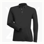 1043-Freshen-Mens-Long-Sleeve-Polos-CharcoalCharcoal