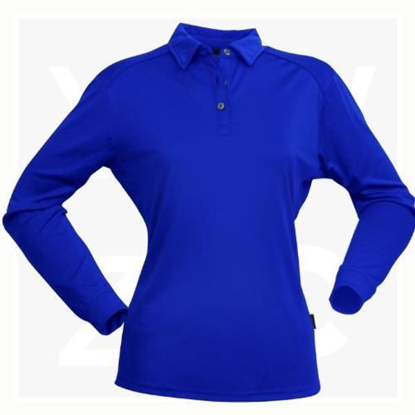 1143-Freshen-Ladies-Long-Sleeve-Polos-RoyalBlue