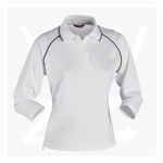 1140-Cool-Dry-Ladies-3Q-Sleeve-Polos-White-NavyRed