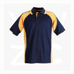 PS49-Mascot-Polo-Men's-NavyGold