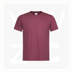 ST2000-Men's-Classic-Tee-Model-Burgundy