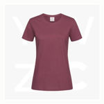 ST2600-Women's-Classic-Tee-Burgundy