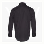 M7132 - Men's Dobby Stripe Long Sleeve Shirt - Back