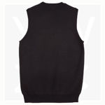 M9601-Women’s-V-Neck-Vest-Black-Back