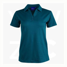 PS34B-Victory Truedry-Short Sleeve Polo-OceanBlue