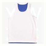 TS81K-Airpass Singlets-Kids-RoyalWhite-Back