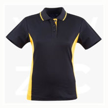 PS74-Teammate Polo-Ladies-BlackGold